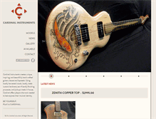Tablet Screenshot of cardinalinstruments.com